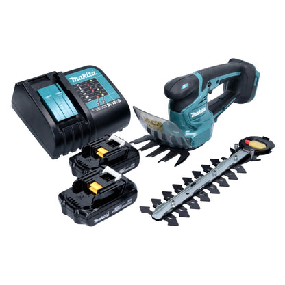 Makita DUM 111 RAX Akku Grasschere Strauchschere 18 V + 2x Akku 2,0 Ah + Ladegerät