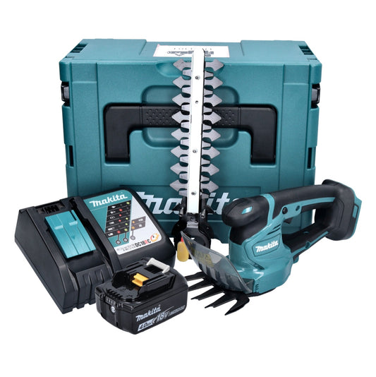 Makita DUM 111 RM1XJ Akku Grasschere Strauchschere 18 V + 1x Akku 4,0 Ah + Ladegerät + Makpac