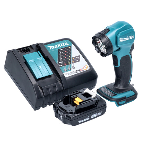 Makita DEADML 815 RA1 LED Akku Handleuchte 14,4 - 18 V 160 lm + 1x Akku 2,0 Ah + Ladegerät