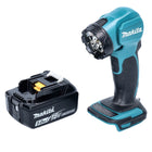 Makita DEADML815T1 Lampe portative sans fil LED 160 lm 14,4 - 18V + 1x Batterie 5,0Ah - sans chargeur