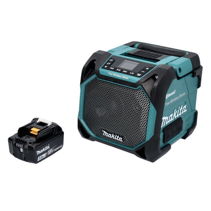 Makita DMR 203 F1 Enceinte Bluetooth 12 V 18 V IP64 + 1x batterie 3,0 Ah - sans chargeur