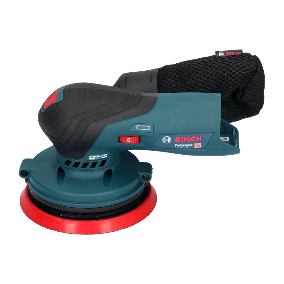 Bosch GEX 12V-125 Professional Akku Exzenterschleifer 12 V 125 mm Brushless + 1x Akku 6,0 Ah + L-Boxx - ohne Ladegerät - Toolbrothers