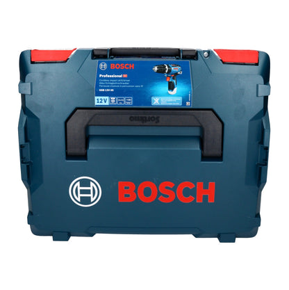 Bosch GSB 12V-35 Professional Akku Schlagbohrschrauber 12 V 35 Nm Brushless + 1x Akku 6,0 Ah + L-Boxx - ohne Ladegerät - Toolbrothers