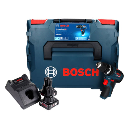 Bosch GSB 12V-35 Professional Akku Schlagbohrschrauber 12 V 35 Nm Brushless + 2x Akku 6,0 Ah + Ladegerät + L-Boxx - Toolbrothers