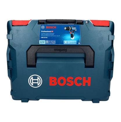 Bosch GSB 12V-35 Professional Akku Schlagbohrschrauber 12 V 35 Nm Brushless + 2x Akku 6,0 Ah + Ladegerät + L-Boxx - Toolbrothers