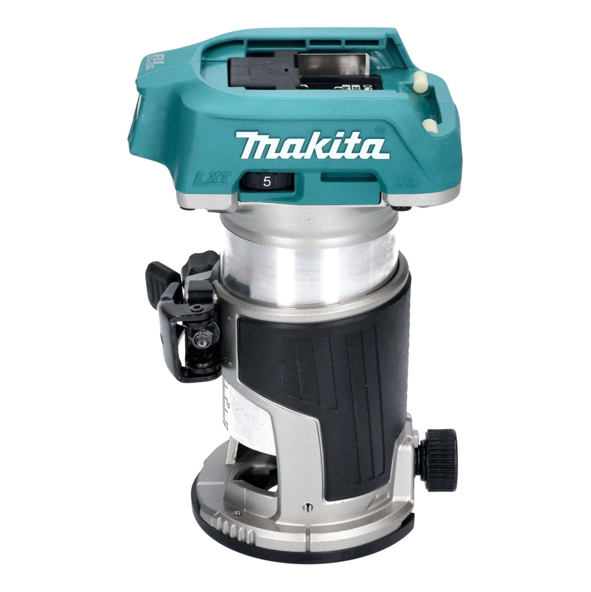 Makita DRT 50 ZJX3 Akku Multifunktionsfräse 18 V Brushless + Fräsmodule + 6 tlg. Fräser Set + Makpac - ohne Akku, ohne Ladegerät