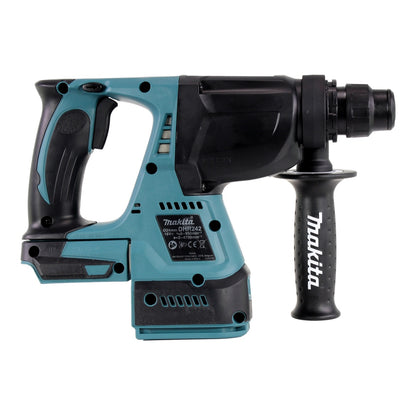 Makita DHR 242 Z Akku Bohrhammer 18 V 2,0 J SDS plus Brushless + 13 tlg. Bohrer und Meißel Set - ohne Akku, ohne Ladegerät