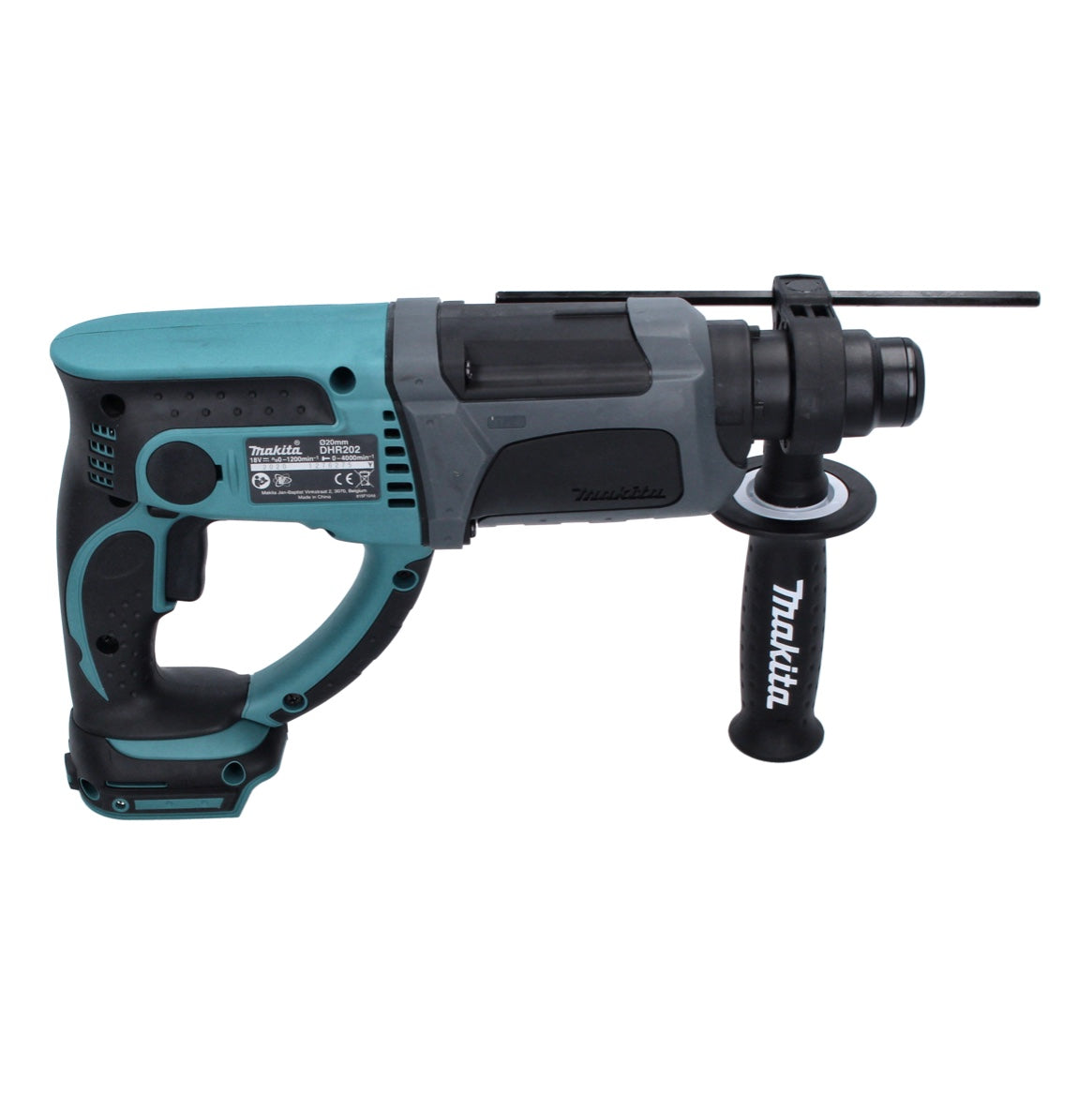 Makita DHR 202 Z Akku Kombihammer 18 V 2,0 J SDS Plus + 13 tlg. Bohrer und Meißel Set - ohne Akku, ohne Ladegerät