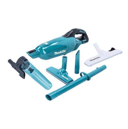 Makita DCL 280 FZ Akku Staubsauger 18 V Brushless + Zyklon Abscheidervorsatz + Umschalt Bodendüse - ohne Akku, ohne Ladegerät