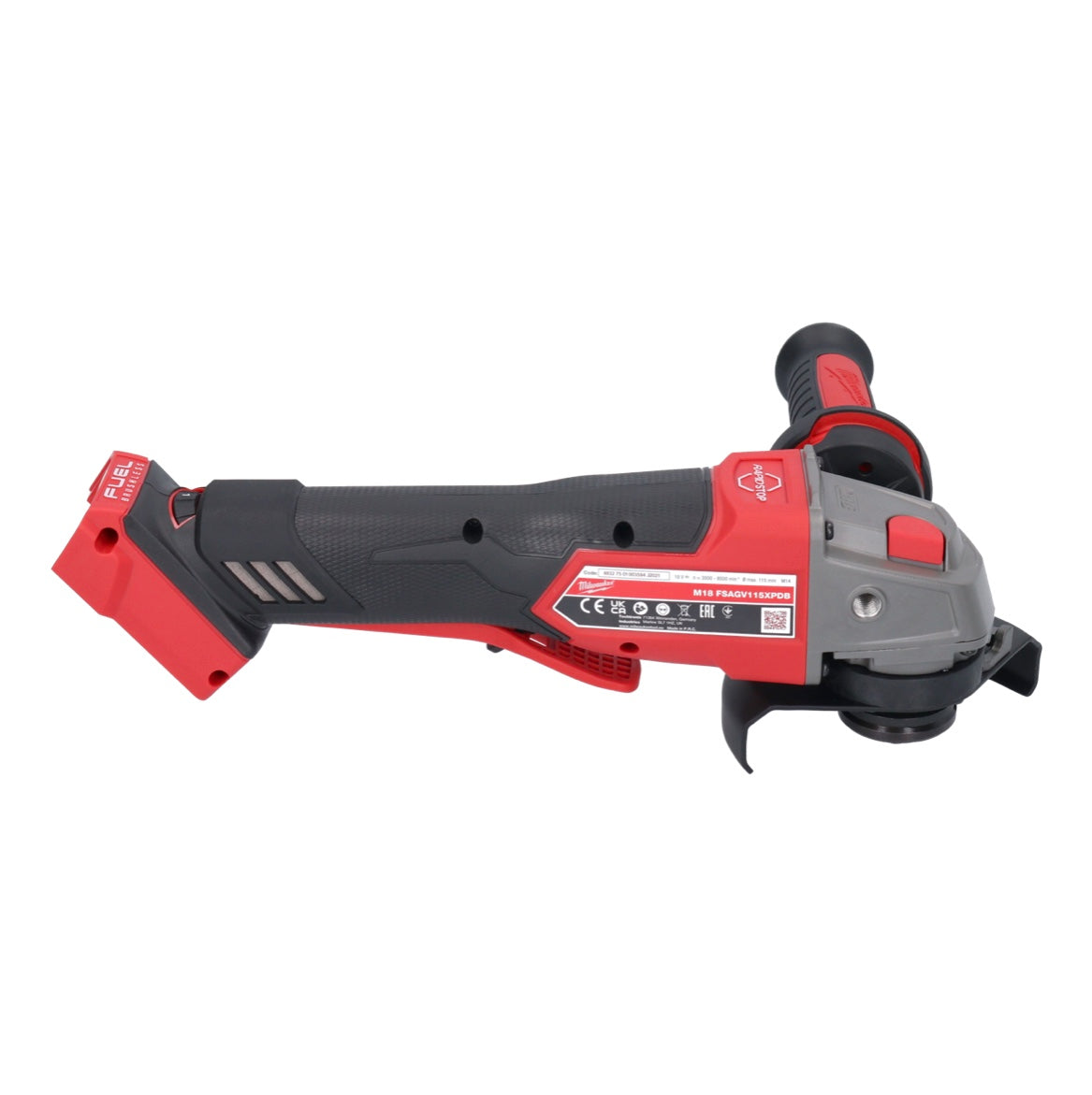 Meuleuse d'angle sur batterie Milwaukee M18 FSAGV115XPDB-601 18 V 115 mm sans balais + 1x batterie 6,0 Ah + chargeur