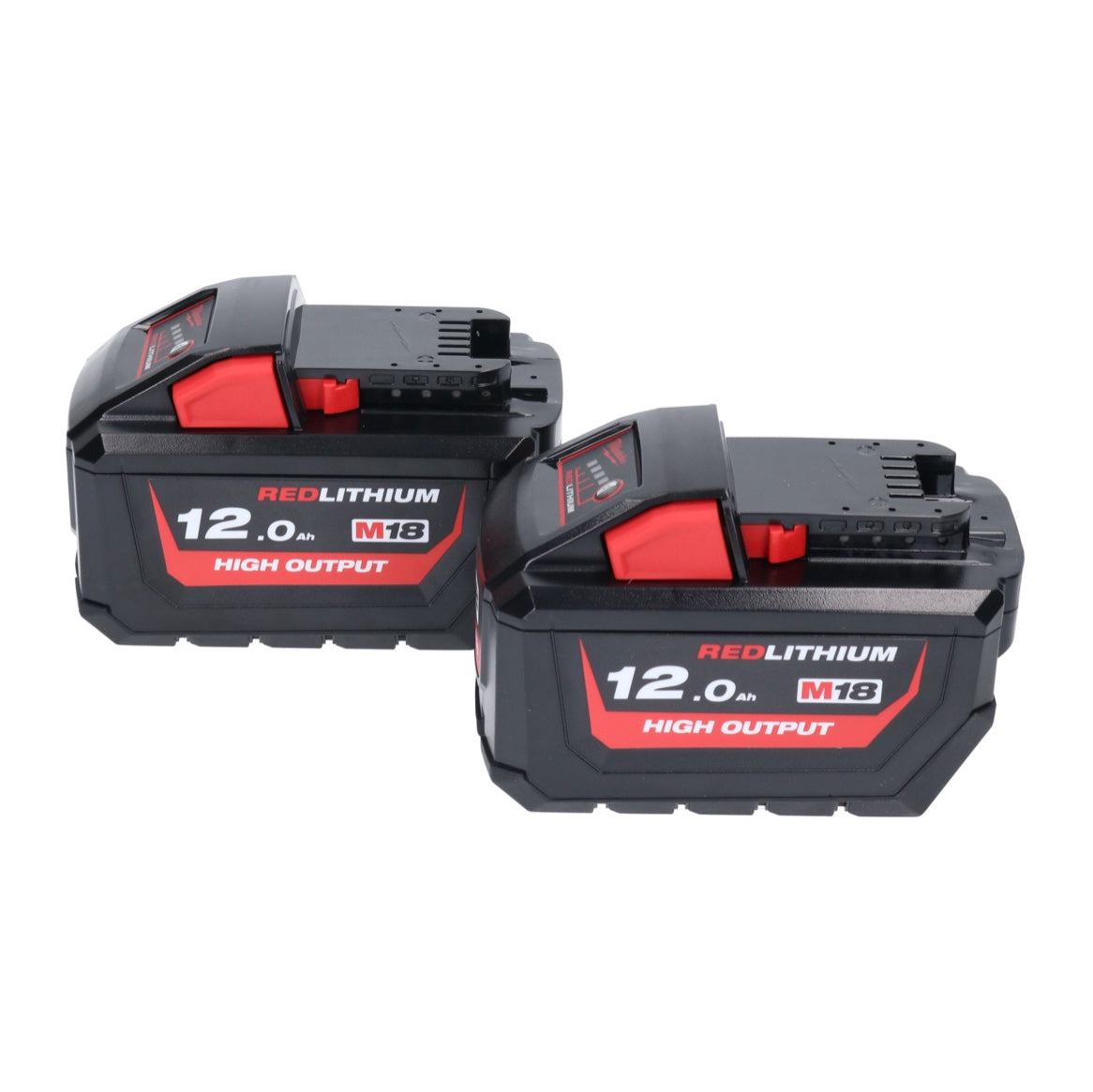 Milwaukee M18 NRG-1202 Akku Starter Set 2x 18 V 12,0 Ah / 12000 mAh Li-Ion Akku ( 2x 4932464260 ) + M12-18 FC Schnell Ladegerät ( 4932451079 ) - Toolbrothers