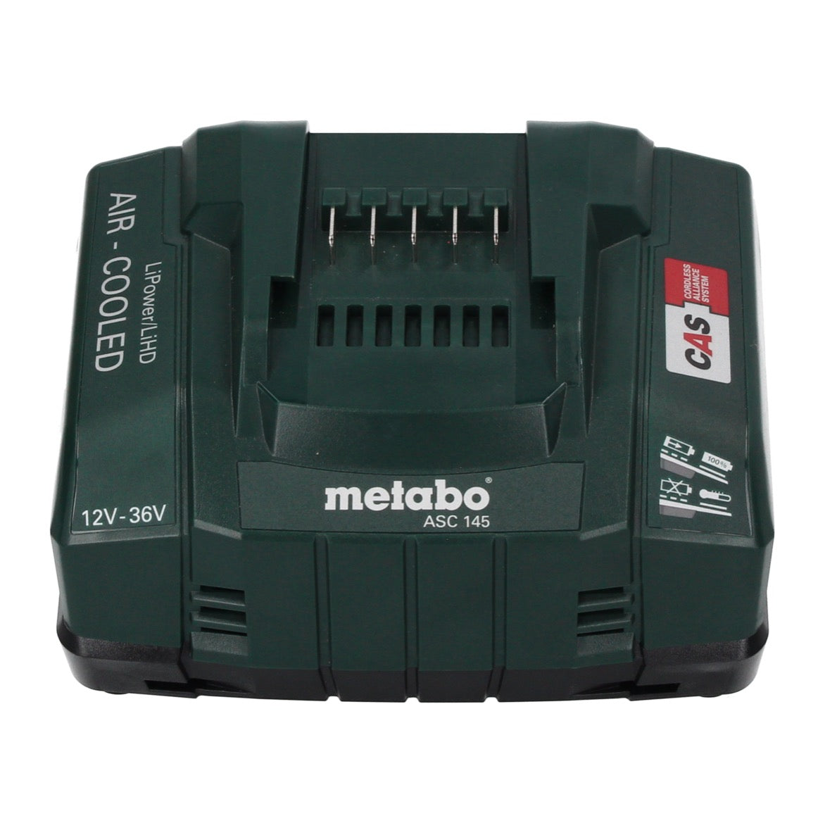 Metabo Basis Set 2x LiHD Akkupack 18 V 5,5 Ah Li-Ion Akku CAS System ( 685122380 ) + ASC 145 Ladegerät AIR COOLED - Toolbrothers