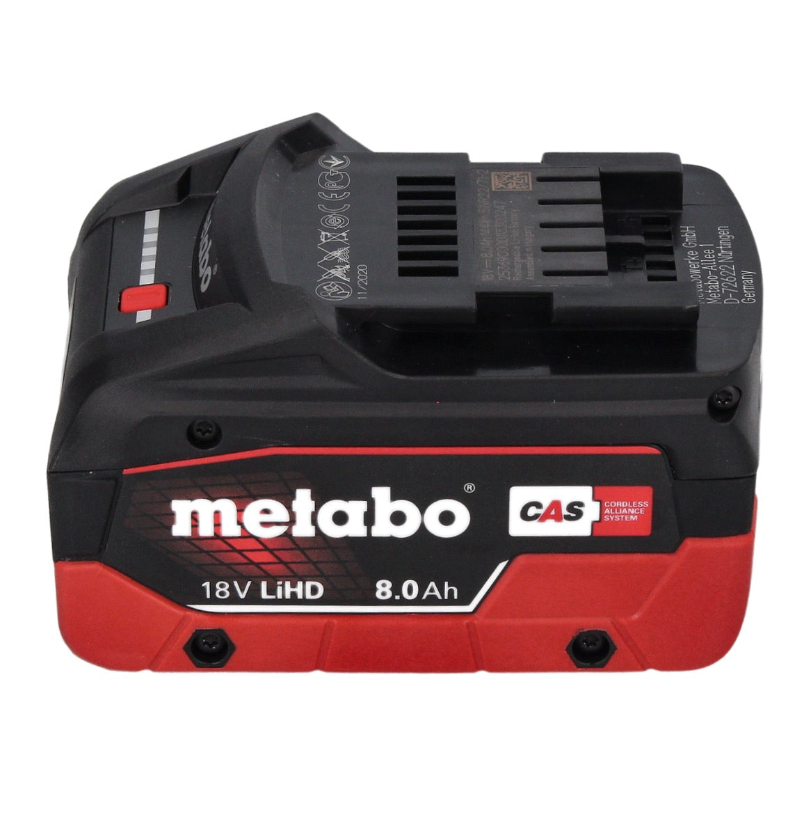 Metabo Basis Set 4x Li-Power Akkupack 18 V 8,0 Ah CAS Li-Ion Akku ( 685135000 ) + DUO Doppel Ladegerät ASC 145 + metaBOX - Toolbrothers