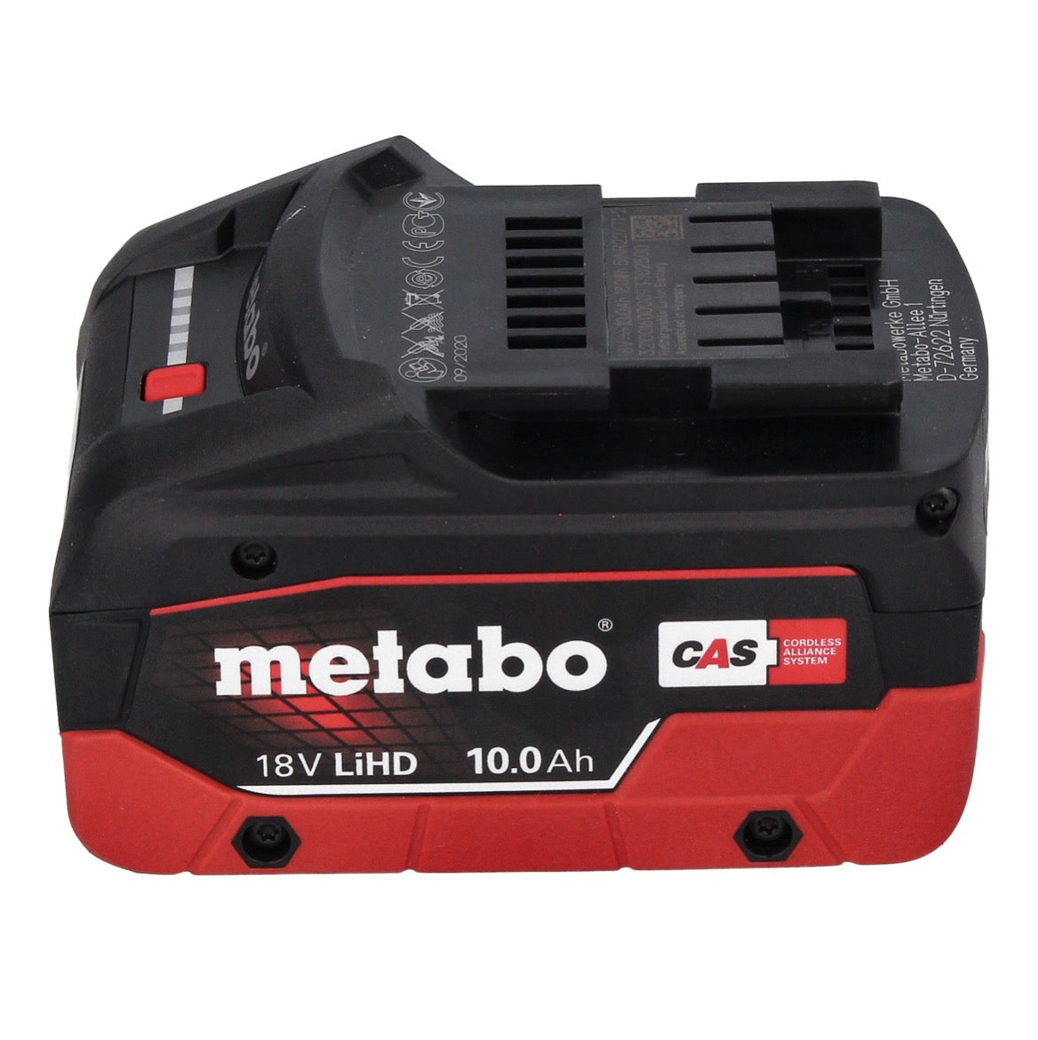 Metabo Basis Set 2x Li-Power Akkupack 18 V 10,0 Ah CAS Li-Ion Akku ( 685142590 ) + Ladegerät ASC 145 + metaBOX