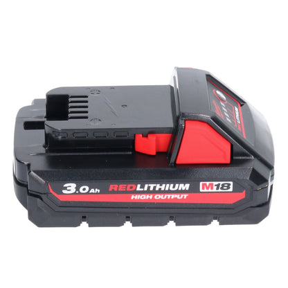 Milwaukee M18 NRG-301 Akku Starter Set High Output 18 V 3,0 Ah / 3000 mAh Li-Ion Akku ( 4932471069 ) + M12-18FC Ladegerät ( 4932451079 ) - Toolbrothers