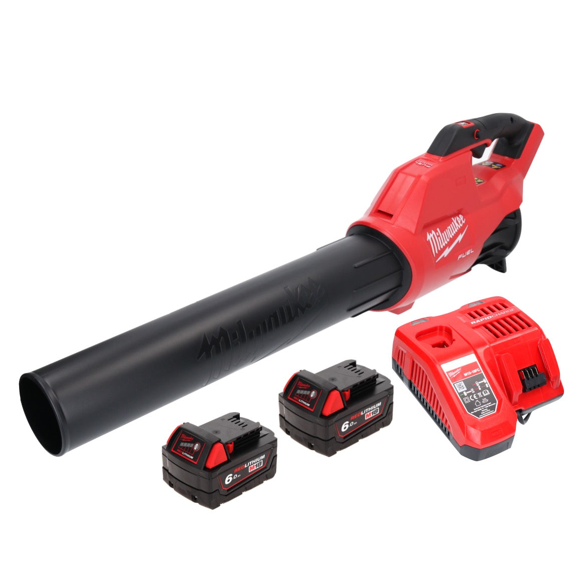 Milwaukee M18 FBL-602FC Akku Laubbläser Brushless + 2x Akku 6,0 Ah + Ladegerät