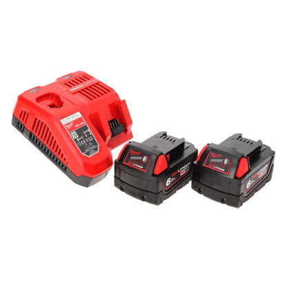 Milwaukee M18 FBL-602FC Akku Laubbläser Brushless + 2x Akku 6,0 Ah + Ladegerät