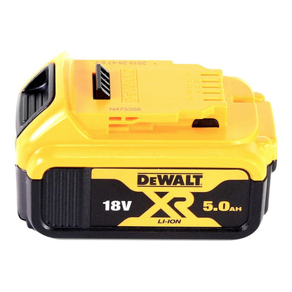 DeWalt DCS 356 N-XJ Akku Multitool Oszillierer 18 V Brushless + 1x Akku 5,0 Ah + Zubehörset - ohne Ladegerät