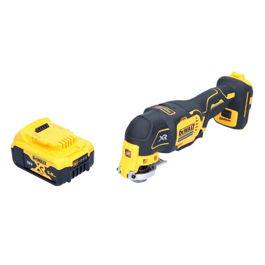 Oscillateur multi-outils à batterie DeWalt DCS 356 N-XJ 18 V sans balais + 1x batterie 5,0 Ah + jeu d'accessoires - sans chargeur