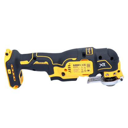 Oscillateur multi-outils à batterie DeWalt DCS 356 N-XJ 18 V sans balais + 1x batterie 5,0 Ah + jeu d'accessoires - sans chargeur