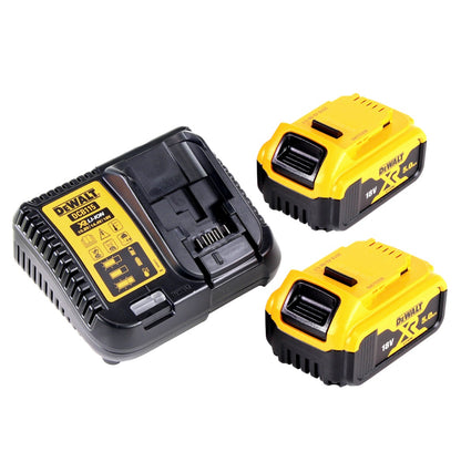 Oscillateur multi-outils à batterie DeWalt DCS 356 P2-XJ 18 V sans balais + 2x batteries 5,0 Ah + chargeur + jeu d'accessoires