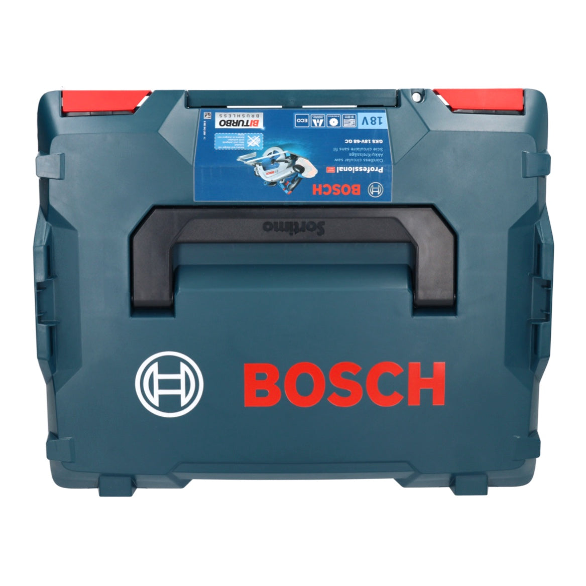 Bosch GKS 18V-68 GC Professional Akku Handkreissäge 18 V 190 mm Biturbo Brushless ( 06016B5100 ) + L-BOXX - ohne Akku, ohne Ladegerät