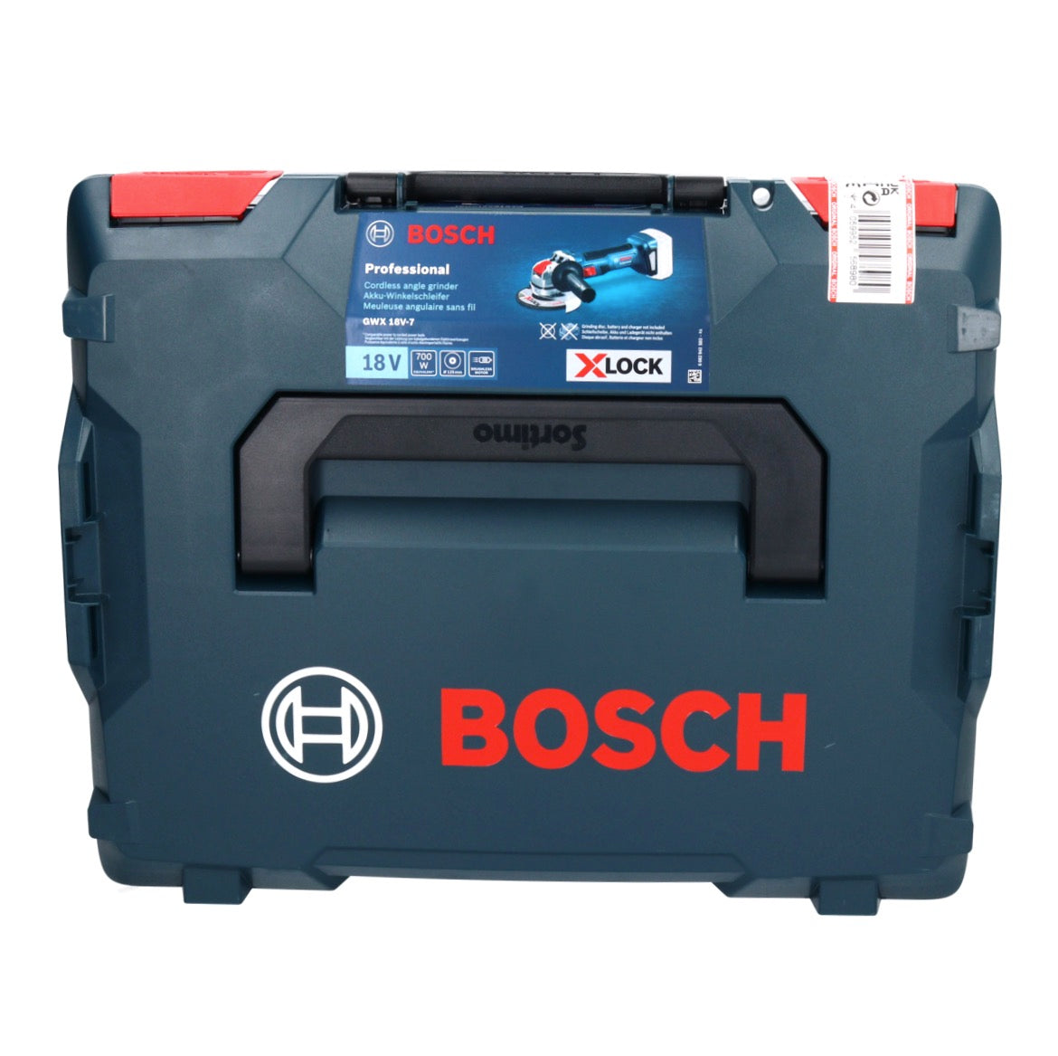 Bosch GWX 18V-7 Professional Akku Winkelschleifer 18 V 125 mm Brushless X-LOCK ( 06019H9102 ) + L-Boxx - ohne Akku, ohne Ladegerät - Toolbrothers