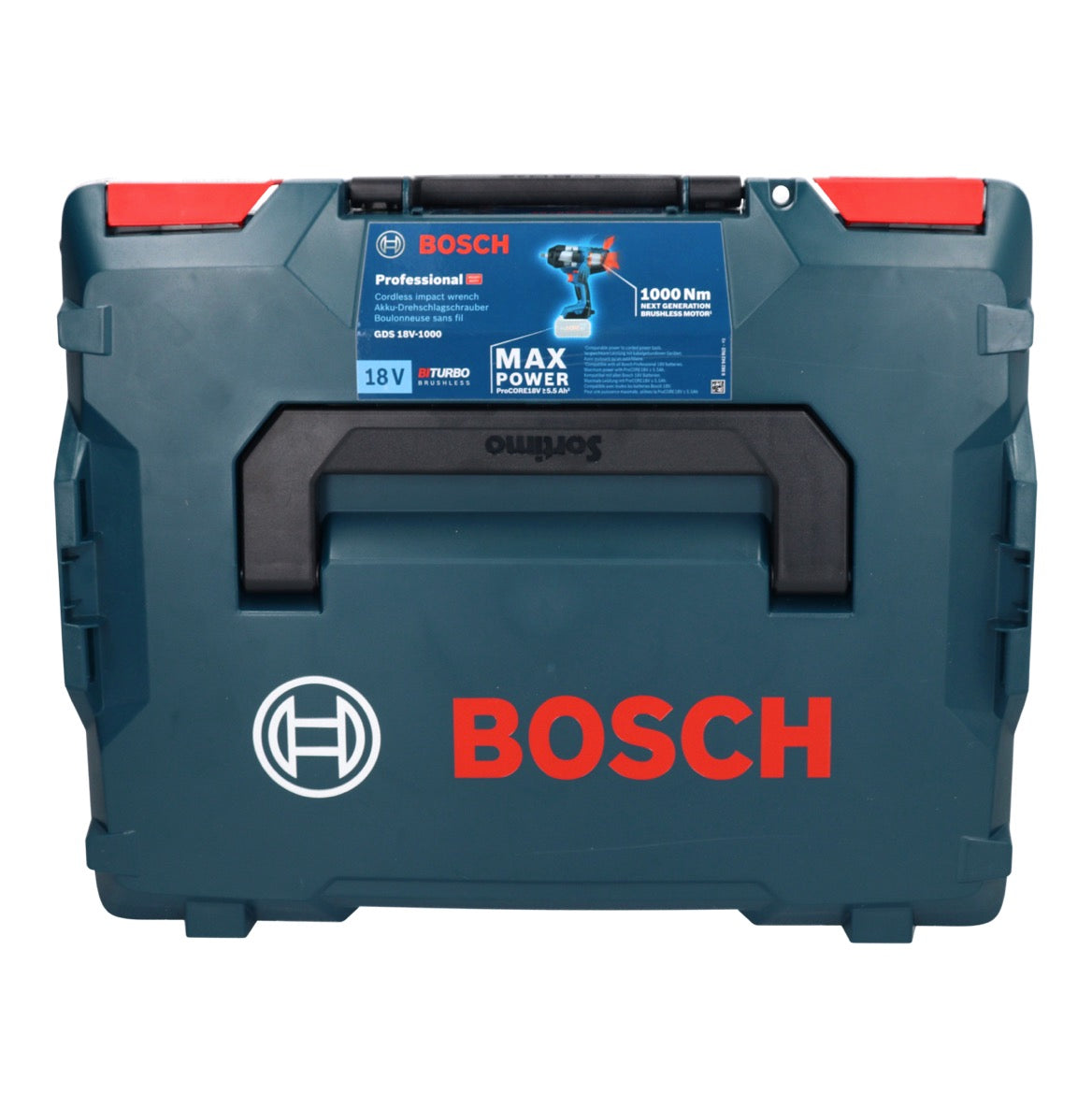 Bosch GDS 18V-1000 Professional Akku Drehschlagschrauber 18 V 1000 Nm BITURBO Brushless + L-Boxx ( 06019J8301 ) - ohne Akku, ohne Ladegerät - Toolbrothers