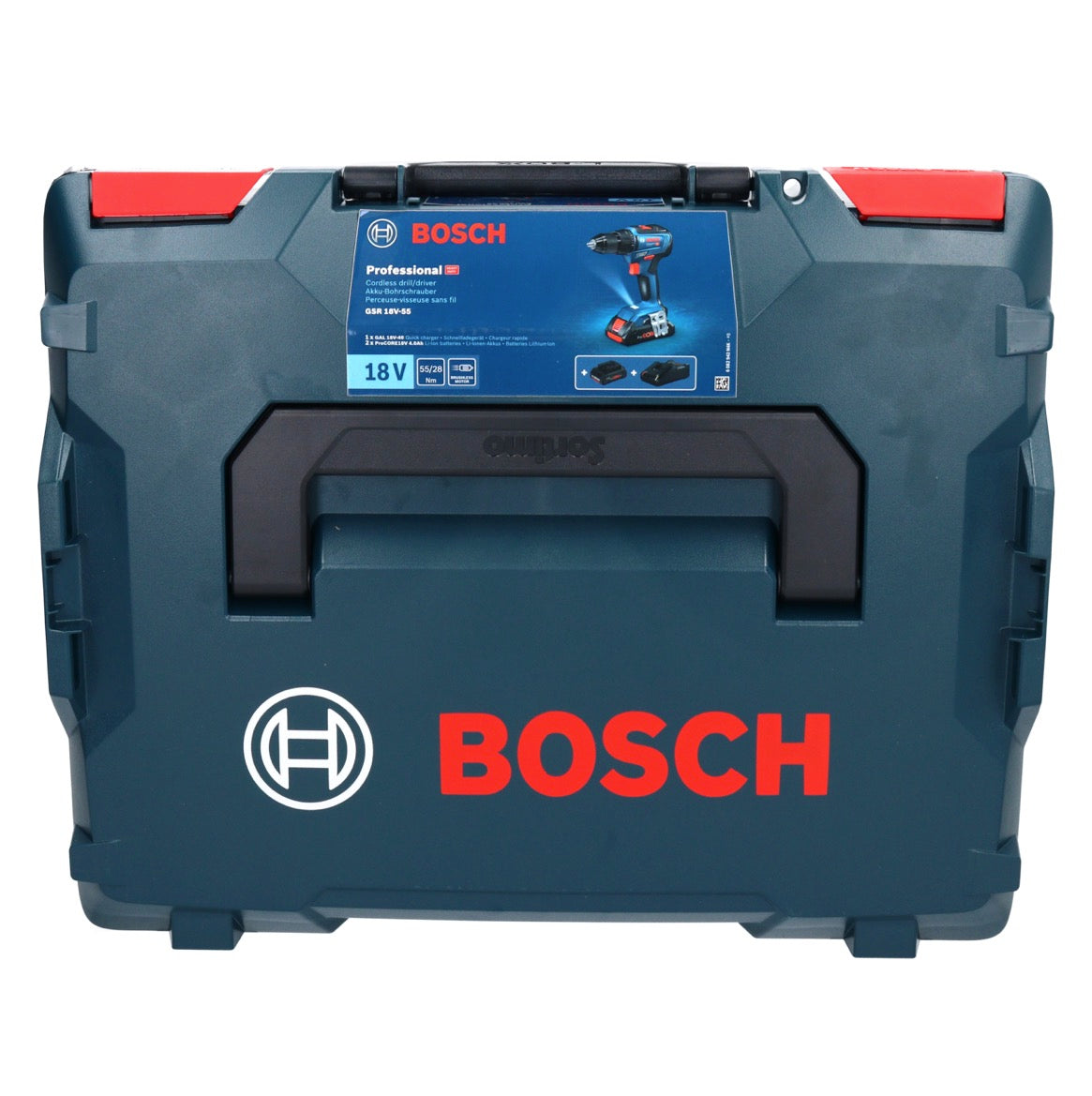 Bosch GSR 18V-55 Akku Bohrschrauber 18 V 55 Nm Brushless + L-Boxx ( 06019H5203 ) - ohne Akku, ohne Ladegerät - Toolbrothers