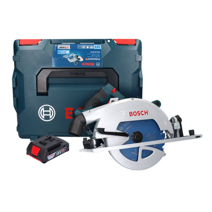 Bosch GKS 18V-68 GC Professional Akku Handkreissäge 18 V 190 mm Biturbo Brushless + 1x Akku 2,0 Ah + L-BOXX - ohne Ladegerät