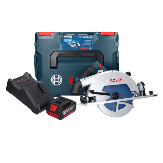 Bosch GKS 18V-68 GC Professional Akku Handkreissäge 18 V 190 mm Biturbo Brushless + 1x Akku 5,0 Ah + Ladegerät + L-BOXX