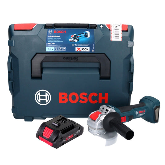 Bosch GWX 18V-7 Professional Akku Winkelschleifer 18 V 125 mm Brushless X-LOCK + 1x ProCORE Akku 4,0 Ah + L-Boxx - ohne Ladegerät - Toolbrothers
