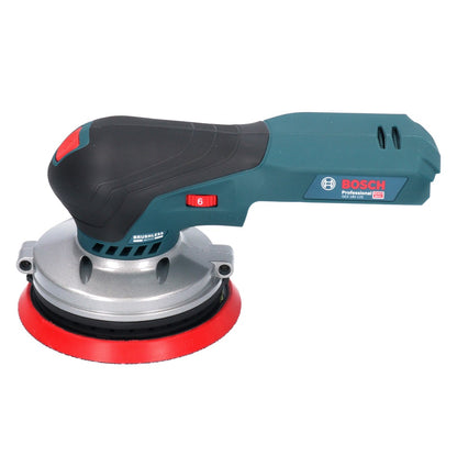 Bosch GEX 18V-125 Ponceuse excentrique professionnelle sur batterie 18 V 125 mm sans balais + 4x set de ponçage Toolbrothers TURTLE + L-BOXX - sans batterie, sans chargeur