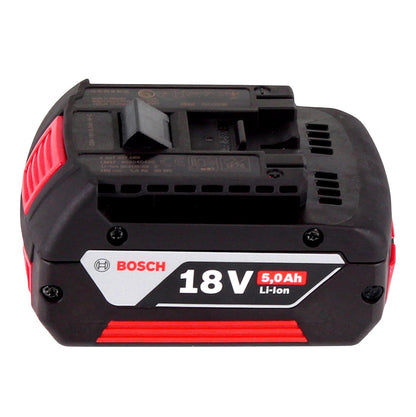 Bosch GEX 18V-125 Ponceuse excentrique professionnelle sur batterie 18 V 125 mm sans balais + 1x batterie 5,0 Ah + L-BOXX - sans chargeur