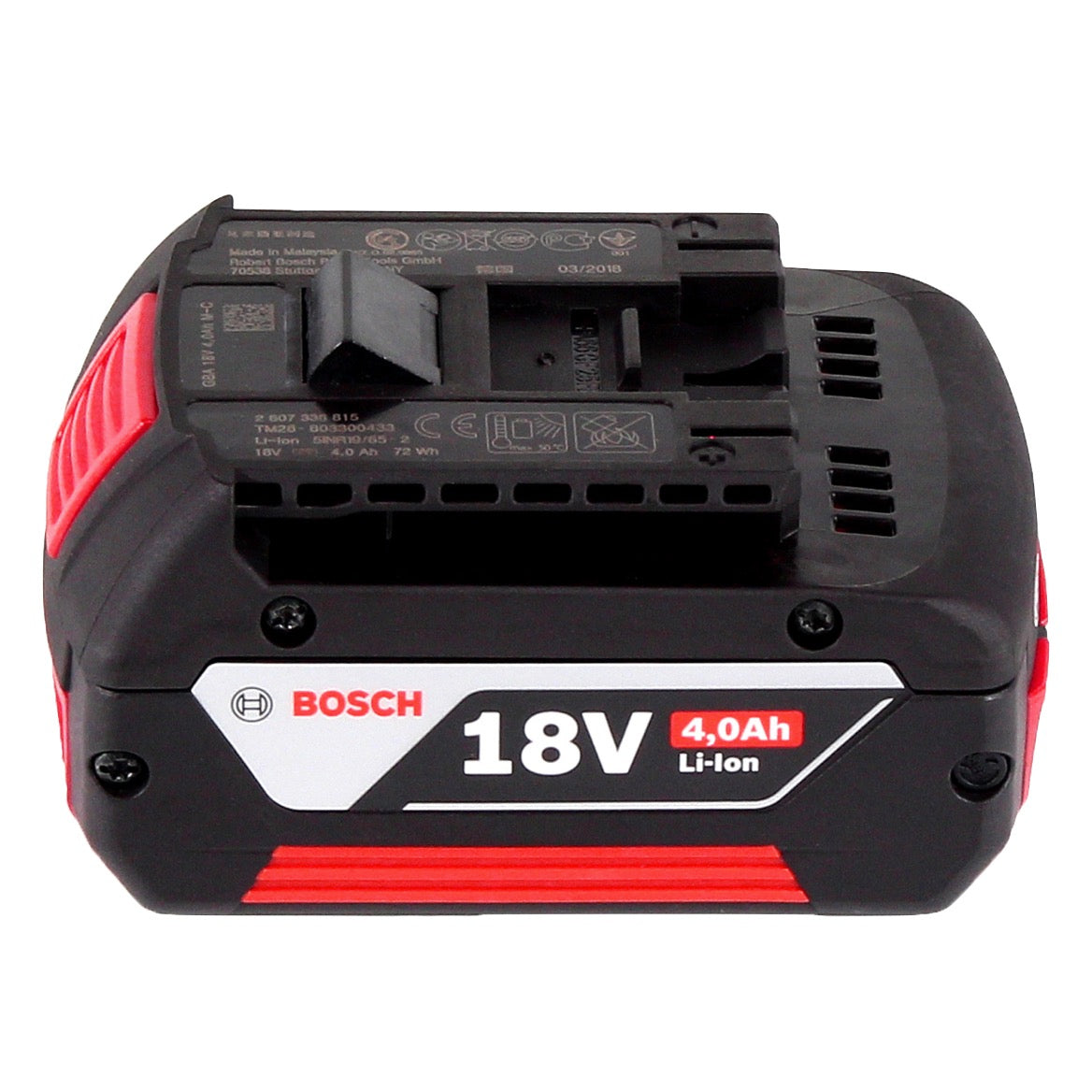 Bosch GWS 18V-10 Professional Akku Winkelschleifer 18 V 125 mm Brushless + 1x Akku 4,0 Ah + L-Boxx - ohne Ladegerät