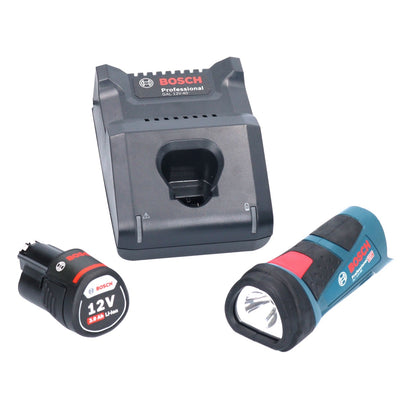 Bosch GLI 12V-80 Professional Akku Lampe 12 V 80 Lumen + 1x Akku 3,0 Ah + Ladegerät