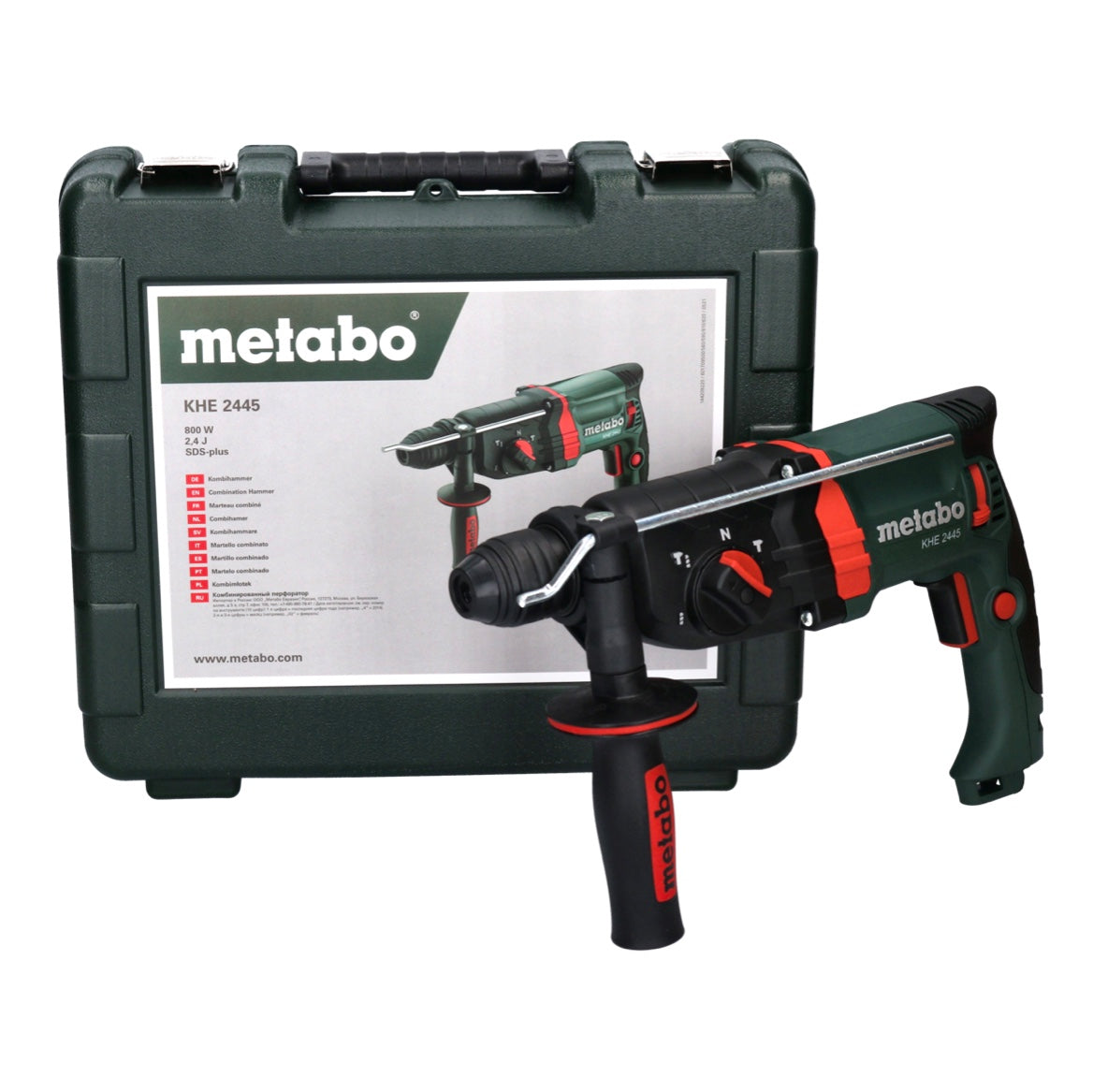 Metabo KHE 2445 Kombihammer 800 W 2,4 J SDS plus + Koffer ( 601709500 ) - Toolbrothers