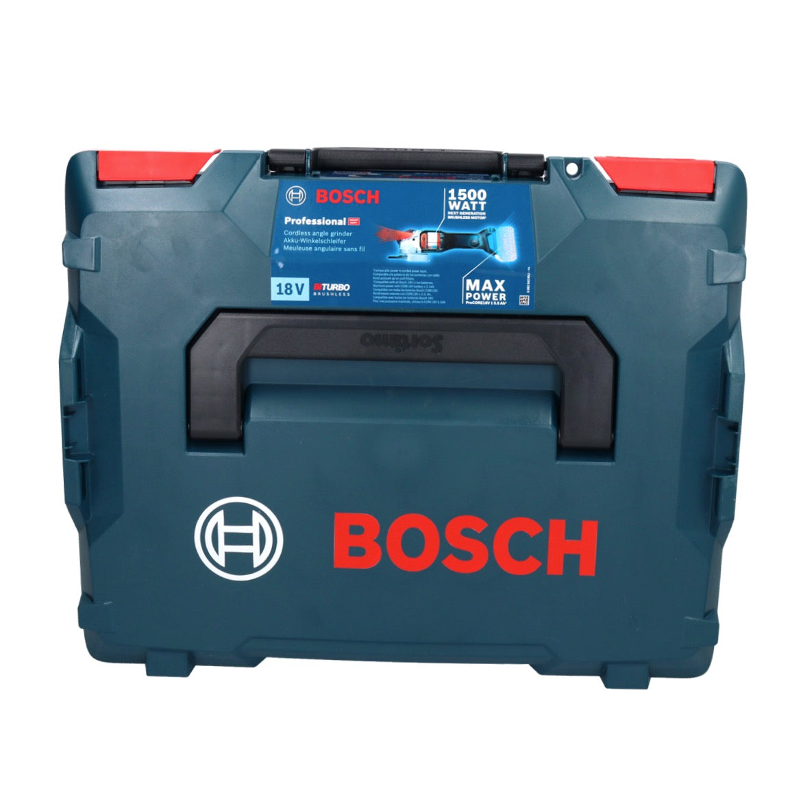 Meuleuse d'angle sans fil Bosch GWS 18V-15 SC Professional 18 V 125 mm sans balais + 1x batterie 2,0 Ah + L-BOXX - sans chargeur