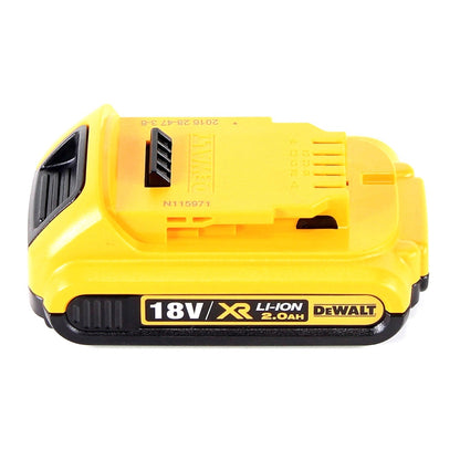 DeWalt DCL 077 Akku LED Arbeitsstrahler 12 V 18 V 2000 lm IP54 + 1x Akku 2,0 Ah - ohne Ladegerät