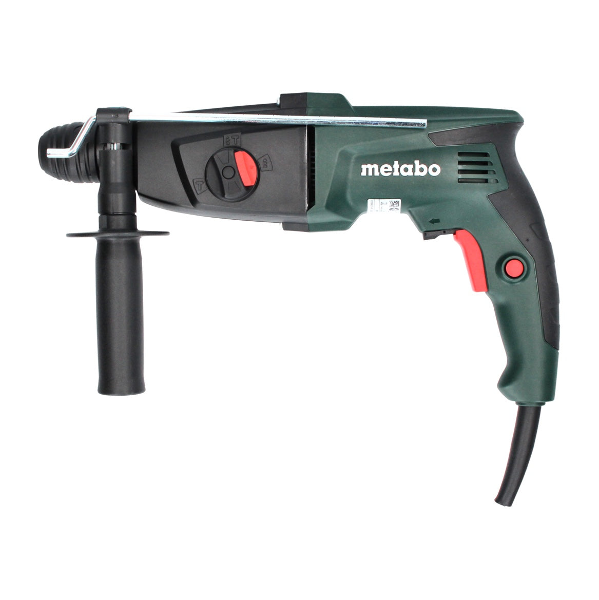 Metabo KHE 2444 Kombihammer 800 W SDS plus 2,3 J + 5 tlg. Bohrer und Meißel Set + Koffer