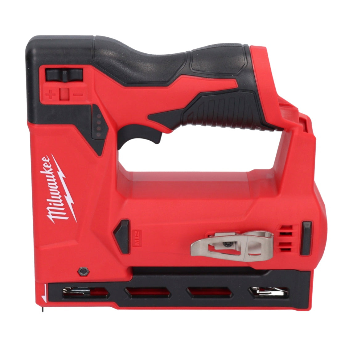 Milwaukee M12 BST-0 Akku Tacker 12 V 6 - 14 mm ( 49334596349 ) Solo - ohne Akku, ohne Ladegerät