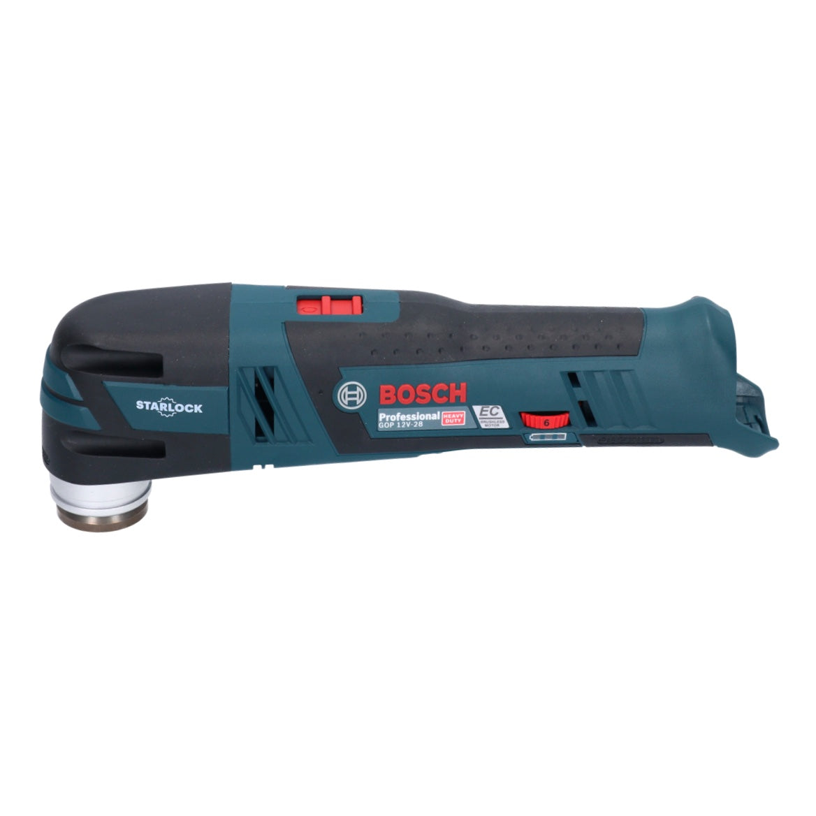 Bosch GOP 12V-28 Professional Akku Multi Cutter Starlock Brushless + 2x Akku 6,0 Ah + Ladegerät