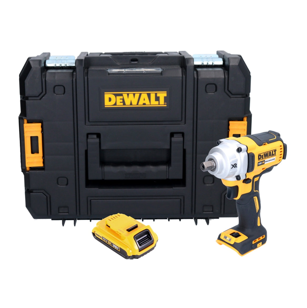 DeWalt DCF 894 NT Akku Schlagschrauber 18 V 1/2 " 447 Nm Brushless + 1x Akku 2,0 Ah + TSTAK - ohne Ladegerät - Toolbrothers