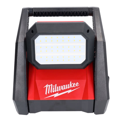 Milwaukee M18 HOAL-402FC Lampe LED pour projecteur de chantier à batterie 18 V 4000 lm + 2x batteries 4,0 Ah + chargeur