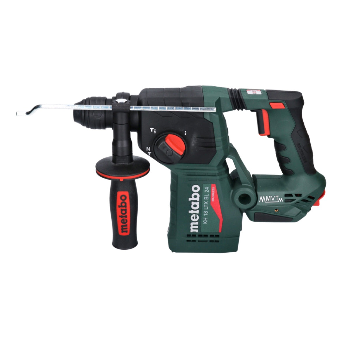 Metabo KH 18 LTX BL 24 Akku Bohrhammer 18 V 2,2 J SDS Plus Brushless + 1x Akku 5,5 Ah + Ladegerät + metaBOX