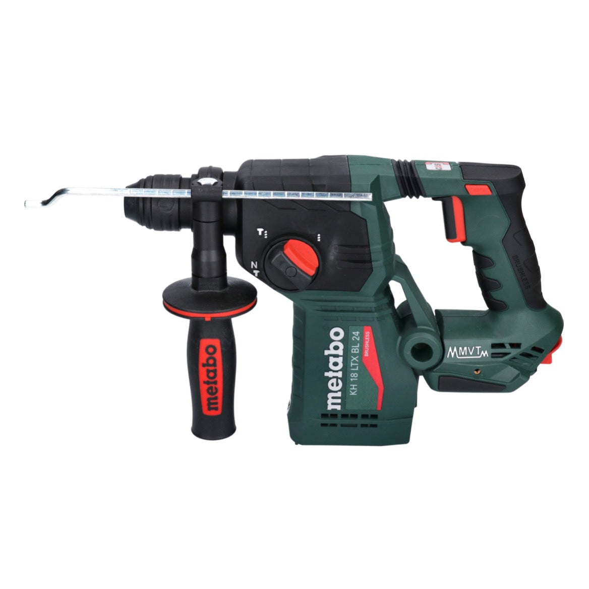 Metabo KH 18 LTX BL 24 Akku Bohrhammer 18 V 2,2 J SDS Plus Brushless ( 601713660 ) + 2x Akku 5,5 Ah + Ladegerät + metaBOX