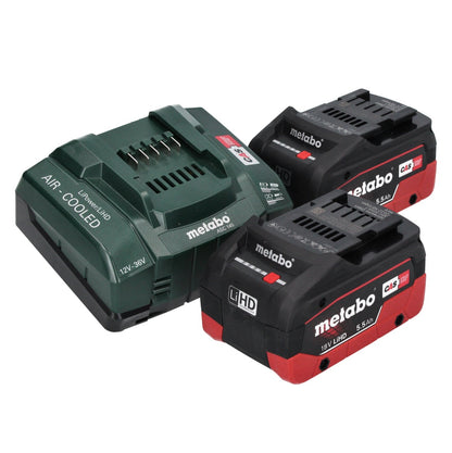 Marteau perforateur à batterie Metabo KH 18 LTX BL 24 18 V 2,2 J SDS Plus Brushless (601713660) + 2x batterie 5,5 Ah + chargeur + métaBOX