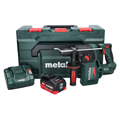 Metabo KH 18 LTX BL 24 Akku Bohrhammer 18 V 2,2 J SDS Plus Brushless + 1x Akku 10,0 Ah + Ladegerät + metaBOX