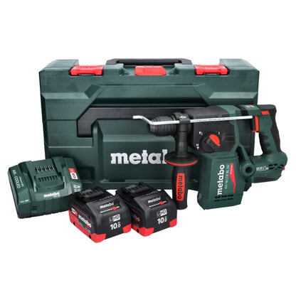 Marteau perforateur à batterie Metabo KH 18 LTX BL 24 18 V 2,2 J SDS Plus Brushless + 2x batterie 10,0 Ah + chargeur + métaBOX