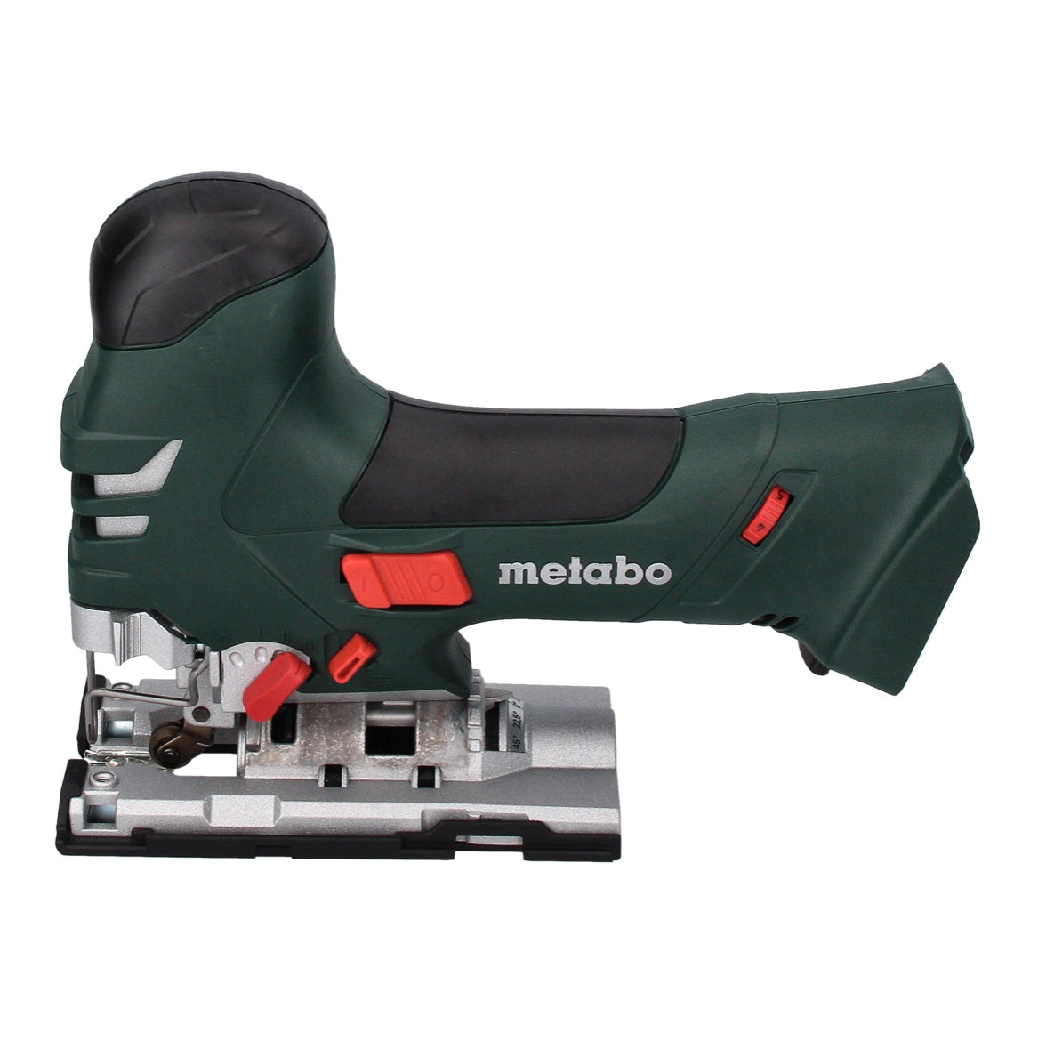 Metabo STA 18 LTX 140 Akku Stichsäge 18 V + 2x Akku 4,0 Ah + Ladegerät + 10 tlg. Stichsägeblatt Set + metaBOX